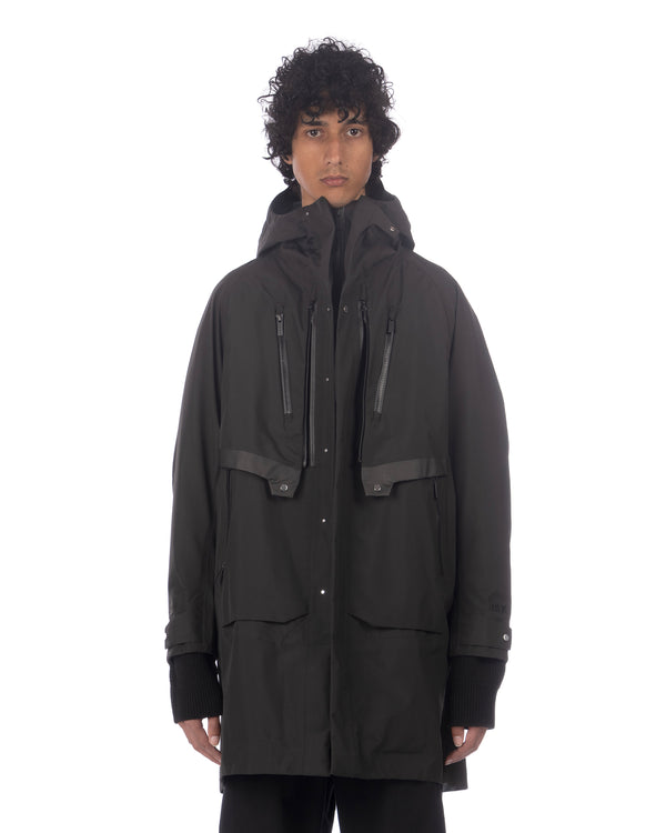 White Mountaineering | Gore-Tex Big Pocket Coat Black - Concrete