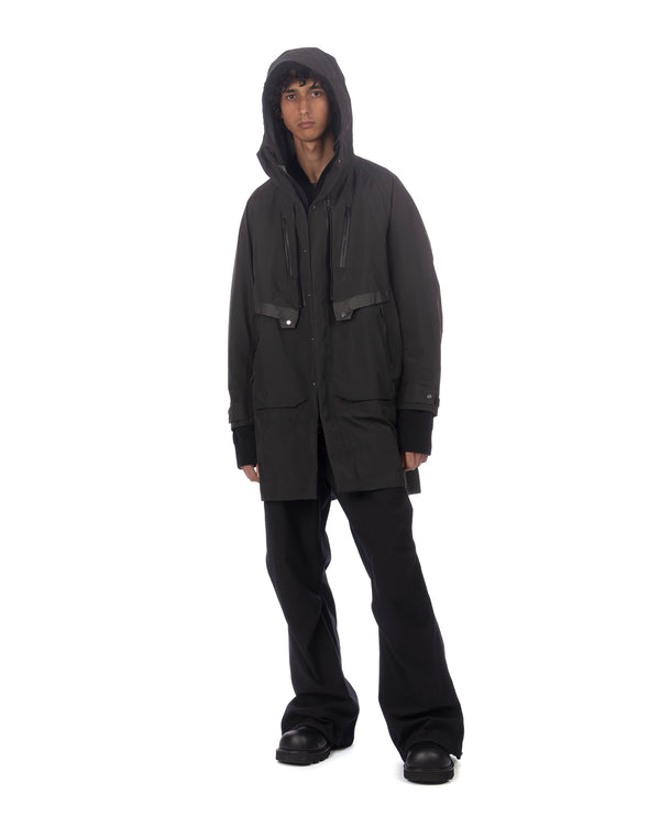 White Mountaineering | Gore-Tex Big Pocket Coat Black - Concrete