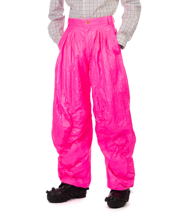 Walter Van Beirendonck | Cargo Pants 3000 Fluo Pink - Concrete