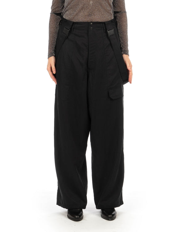 adidas Y-3 | Suspender Pants Black - Concrete
