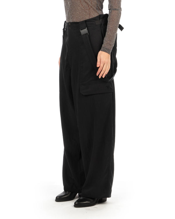 adidas Y-3 | Suspender Pants Black - Concrete