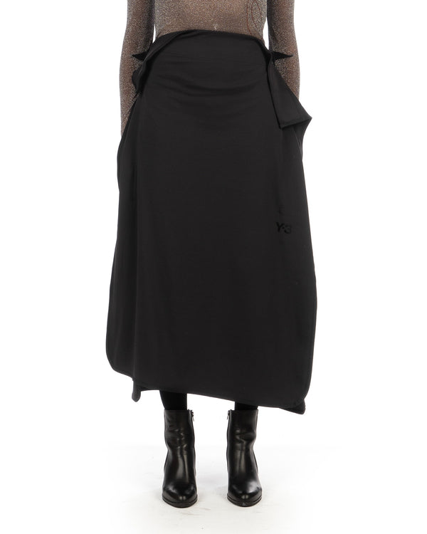 adidas Y-3 | Track Skirt Black - Concrete