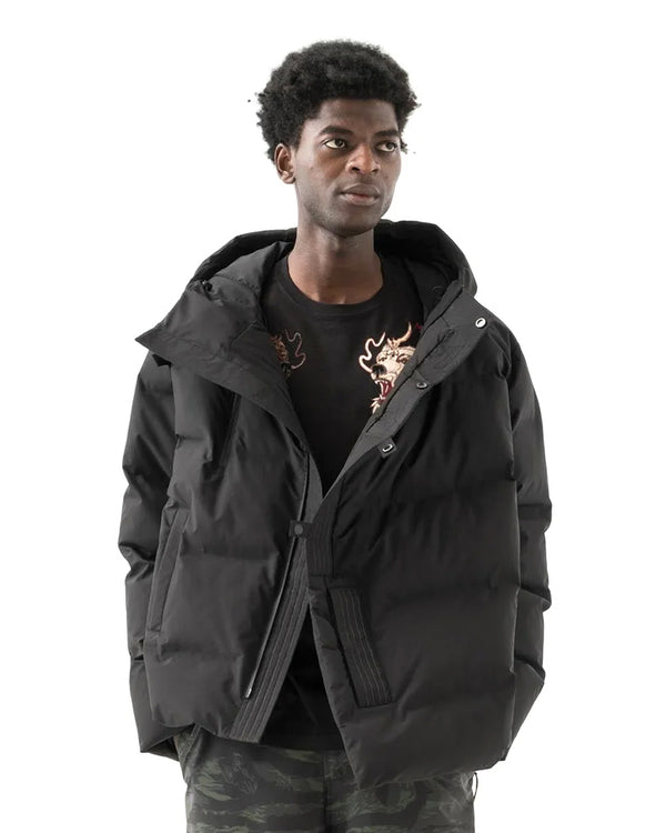 maharishi | Primaloft Padded Hanten Jacket Black - Concrete