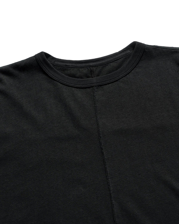 maharishi | 5234 Hemp Cross Loose T-Shirt Black - Concrete