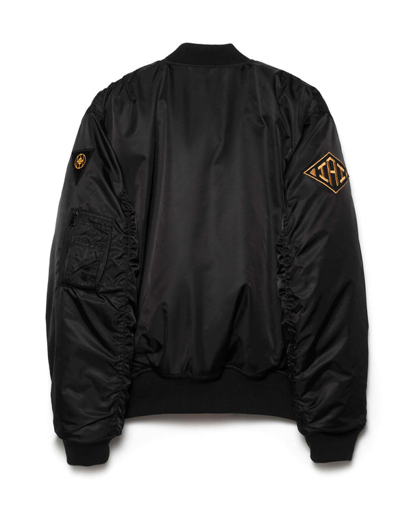 maharishi | 4580 Nekomata Tiger MA-1 Jacket Black - Concrete