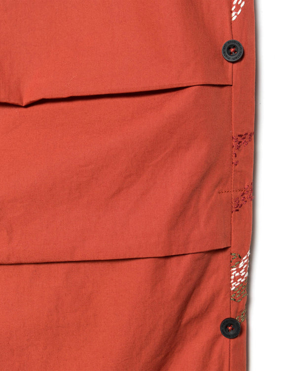 maharishi | 6206 Sashiko Bonsai Loose Snopants Redwood - Concrete