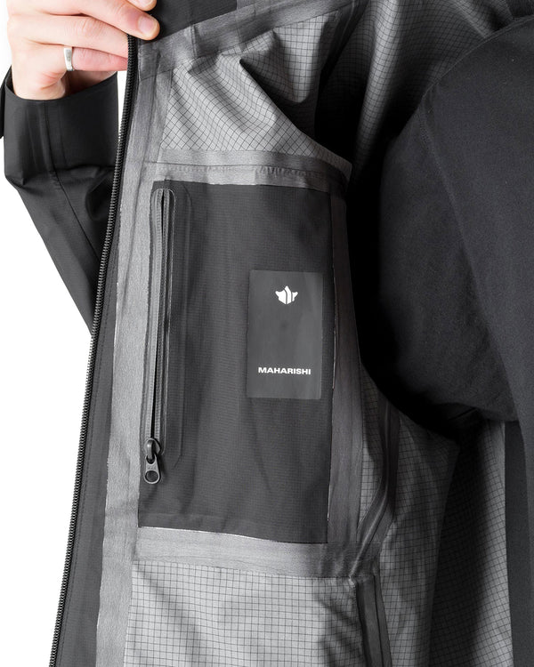 maharishi | Seam Sealed Hanbok Jacket Black - Concrete