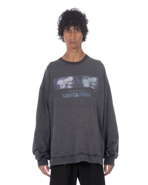 juun.j | x Ghost in the Shell LS T-Shirt Navy - Concrete
