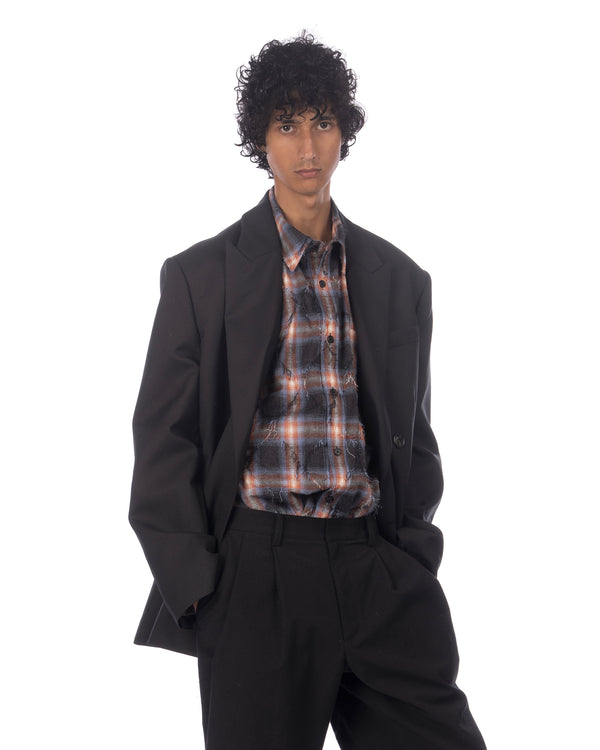 juun.j | Signature Wool Suit Jacket Black - Concrete