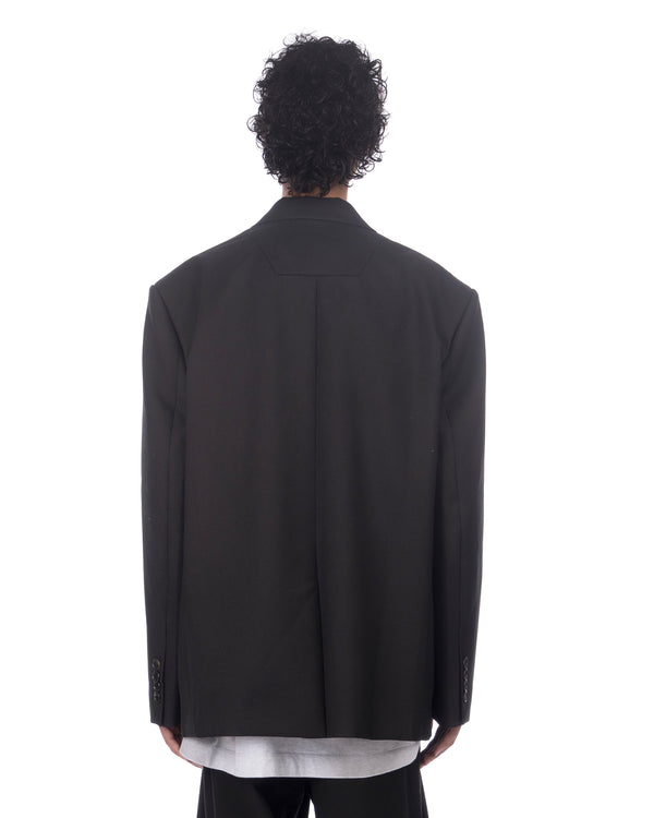 juun.j | Signature Wool Suit Jacket Black - Concrete