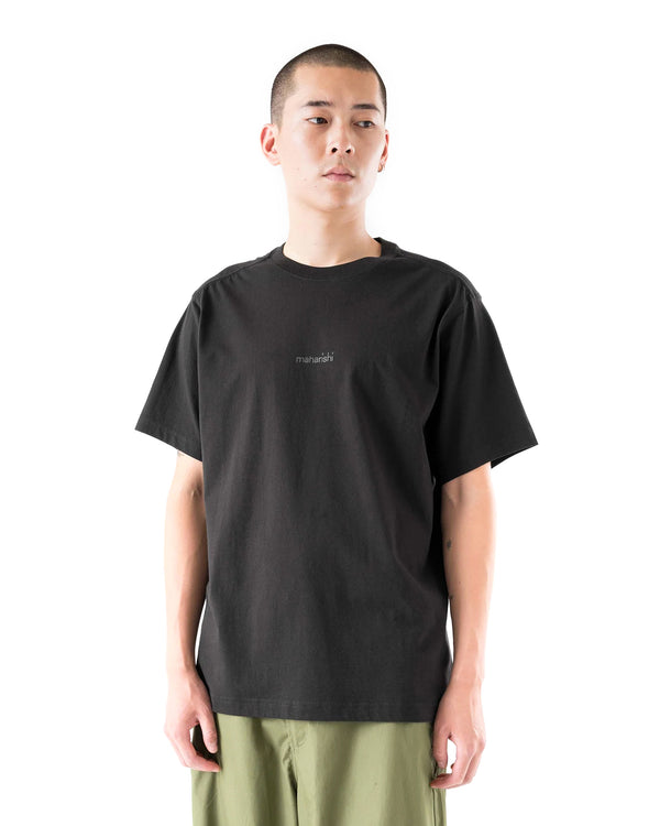 maharishi | Reflective Short Sleeve T-Shirt Black - Concrete