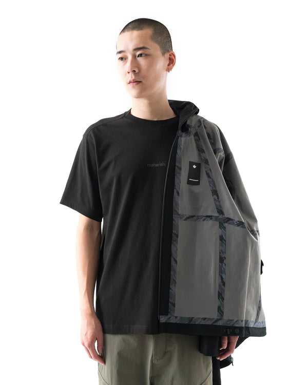 maharishi | Waterproof 3L Asym Storm Parka Black - Concrete