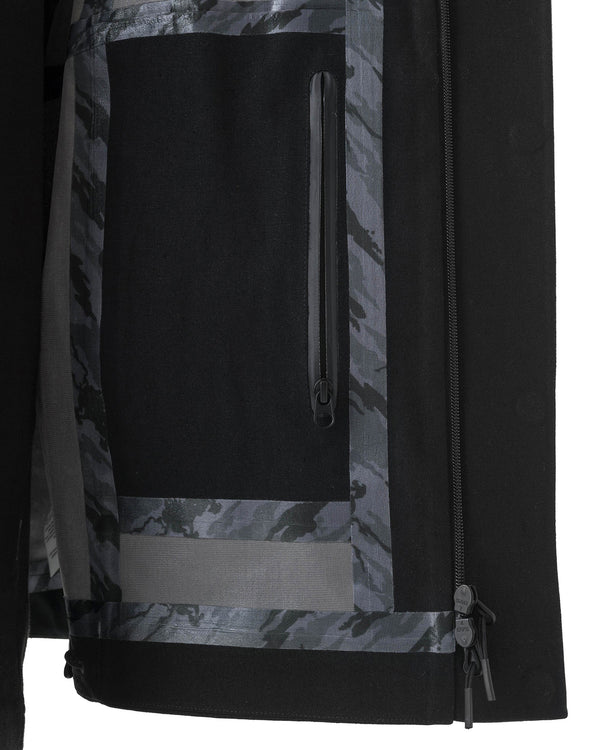 maharishi | Waterproof 3L Asym Storm Parka Black - Concrete