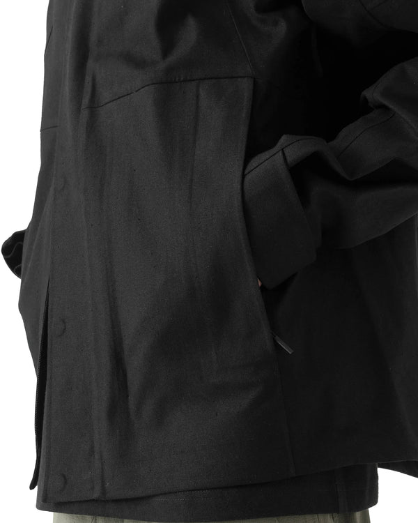 maharishi | Waterproof 3L Asym Storm Parka Black - Concrete