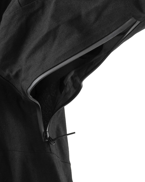 maharishi | Waterproof 3L Asym Storm Parka Black - Concrete