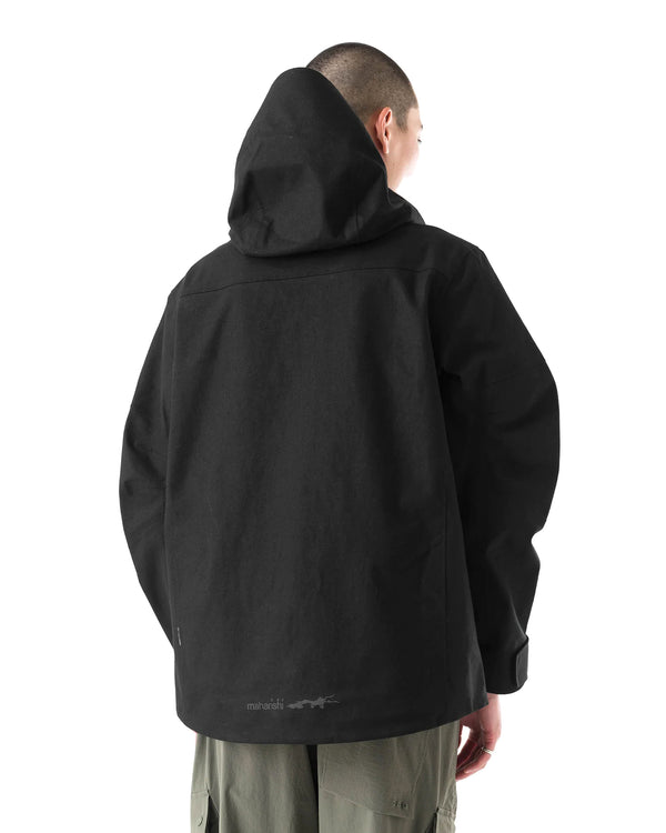 maharishi | Waterproof 3L Asym Storm Parka Black - Concrete