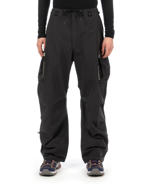 Nilmance | Utility Cargo Pants Black - Concrete