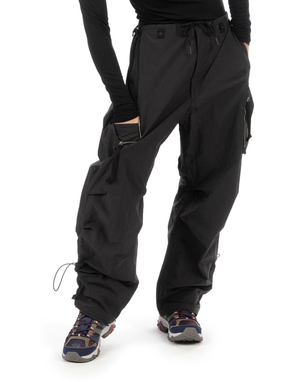 Nilmance | Utility Cargo Pants Black - Concrete
