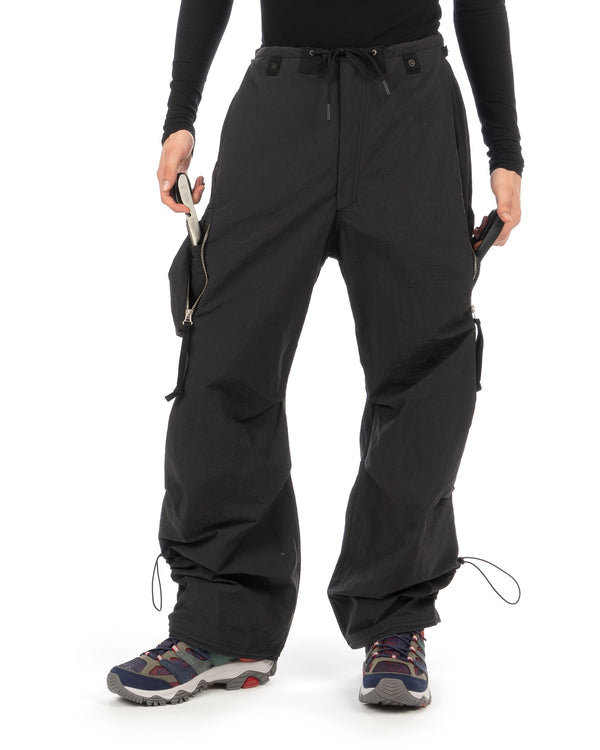 Nilmance | Utility Cargo Pants Black - Concrete