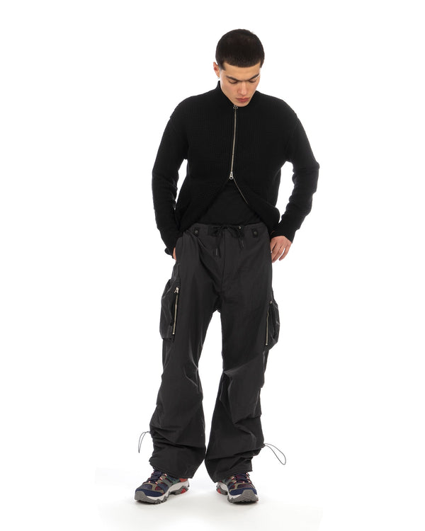 Nilmance | Utility Cargo Pants Black - Concrete