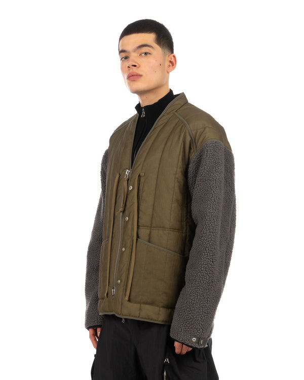 Nilmance | Storm Insulated Dyed Liner Olive - Concrete