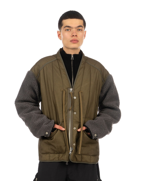 Nilmance | Storm Insulated Dyed Liner Olive - Concrete