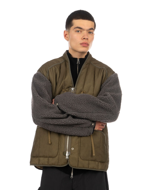 Nilmance | Storm Insulated Dyed Liner Olive - Concrete