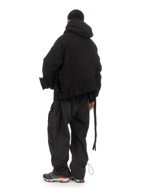 Nilmance | Utility Cargo Pants Black - Concrete