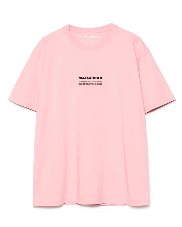 maharishi | 1453 Less Dangerous T-Shirt Pink - Concrete