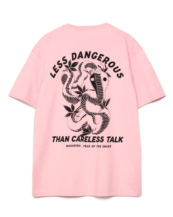 maharishi | 1453 Less Dangerous T-Shirt Pink - Concrete