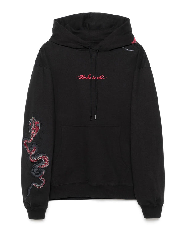 maharishi | 6010 Cobra Hoodie Black - Concrete