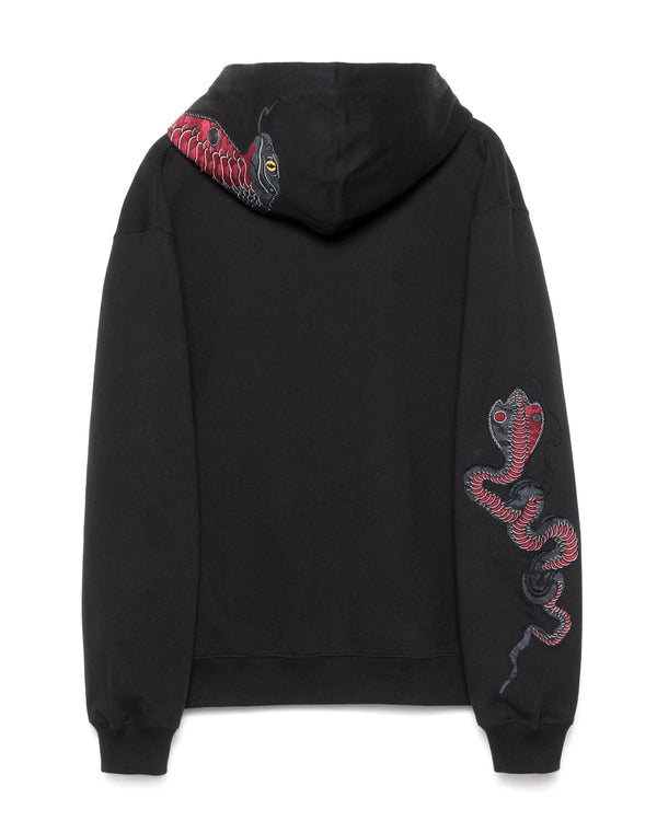maharishi | 6010 Cobra Hoodie Black - Concrete