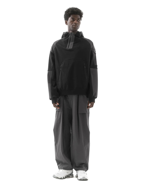 maharishi | 6041 Recycled Pleated Track Pants Charcoal - Concrete