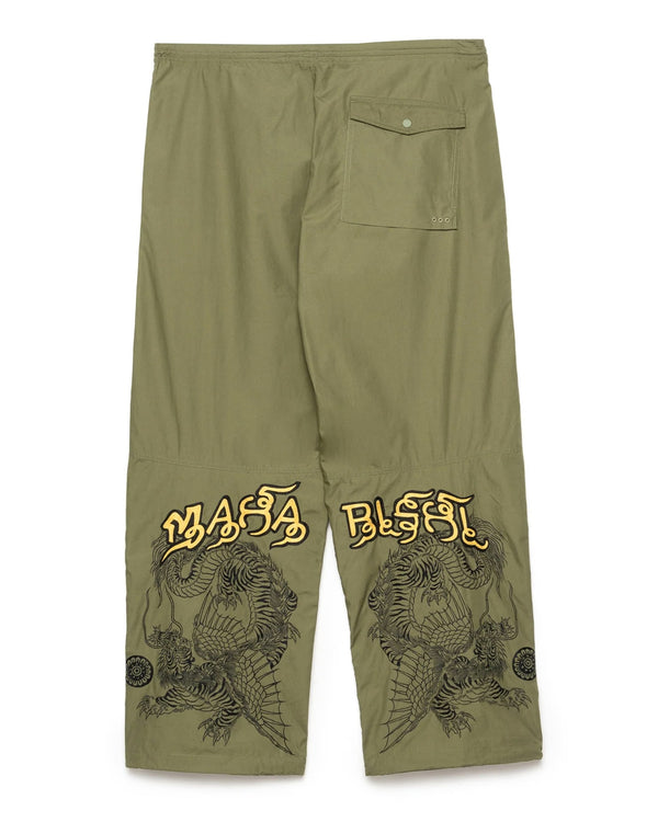 maharishi | 6092 Muay Thai Tiger Dragon Snopants Olive - Concrete