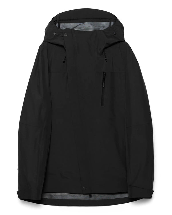 maharishi | Waterproof 3L Asym Storm Parka Black - Concrete