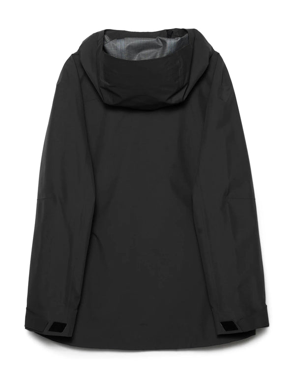 maharishi | Waterproof 3L Asym Storm Parka Black - Concrete