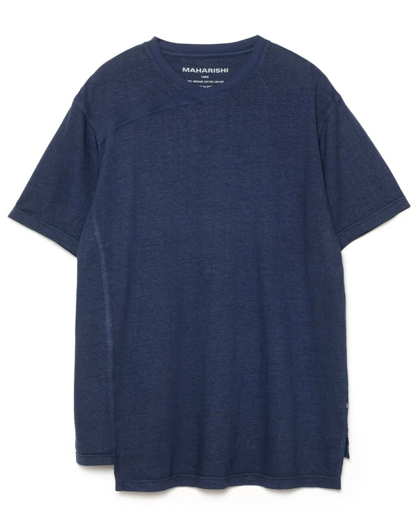 maharishi | 6000 Monk Hemp T-Shirt Navy - Concrete