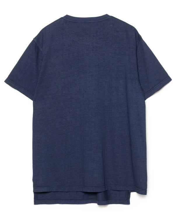maharishi | 6000 Monk Hemp T-Shirt Navy - Concrete