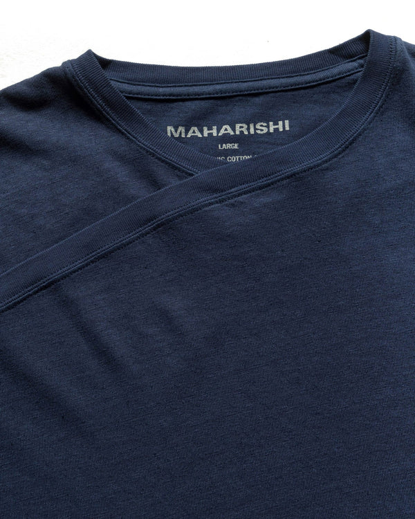 maharishi | 6000 Monk Hemp T-Shirt Navy - Concrete