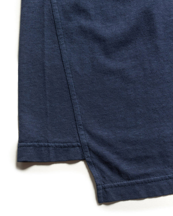 maharishi | 6000 Monk Hemp T-Shirt Navy - Concrete
