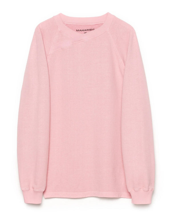 maharishi | 6002 Asym Monk Crew Sweat Pink - Concrete
