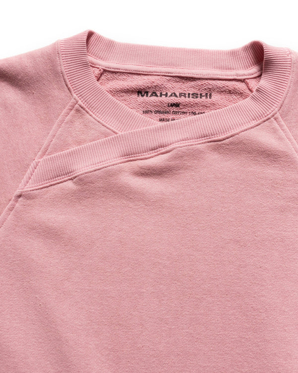 maharishi | 6002 Asym Monk Crew Sweat Pink - Concrete