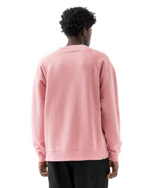 maharishi | 6002 Asym Monk Crew Sweat Pink - Concrete