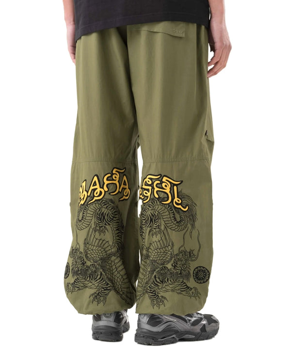 maharishi | 6092 Muay Thai Tiger Dragon Snopants Olive - Concrete