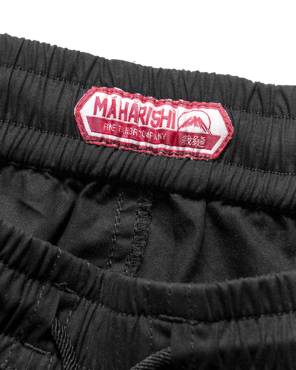 maharishi | 6093 Muay Thai Tiger Dragon Track Shorts Black - Concrete