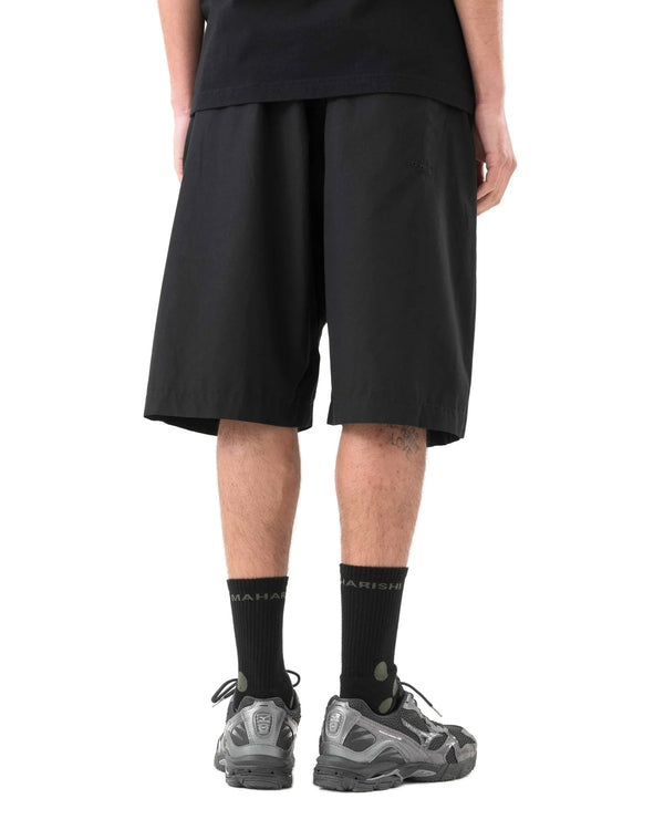 maharishi | 6093 Muay Thai Tiger Dragon Track Shorts Black - Concrete