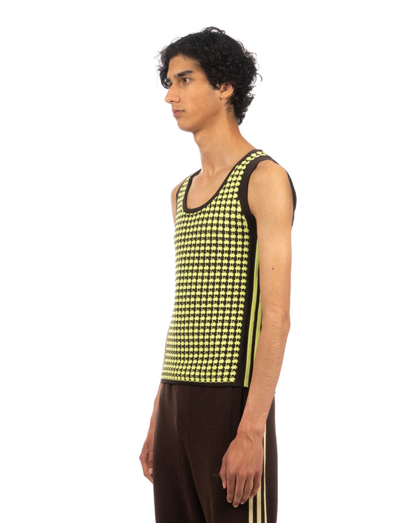 adidas | x Wales Bonner Crotched Vest Yellow / Night Brown - Concrete