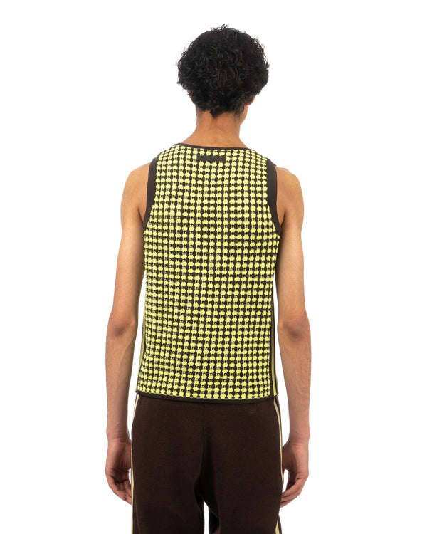 adidas | x Wales Bonner Crotched Vest Yellow / Night Brown - Concrete