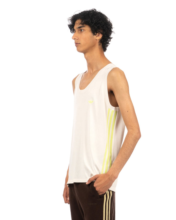 adidas | x Wales Bonner Knit Vest Chalk White / Yellow - Concrete