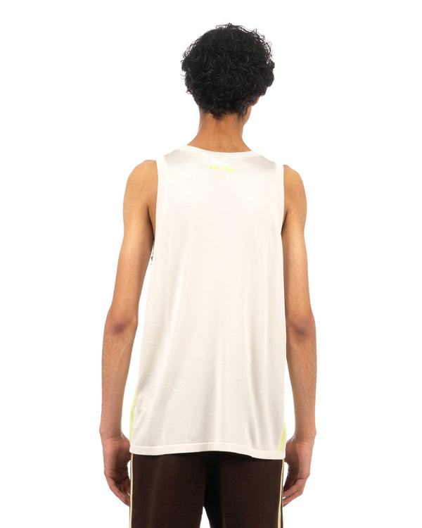 adidas | x Wales Bonner Knit Vest Chalk White / Yellow - Concrete